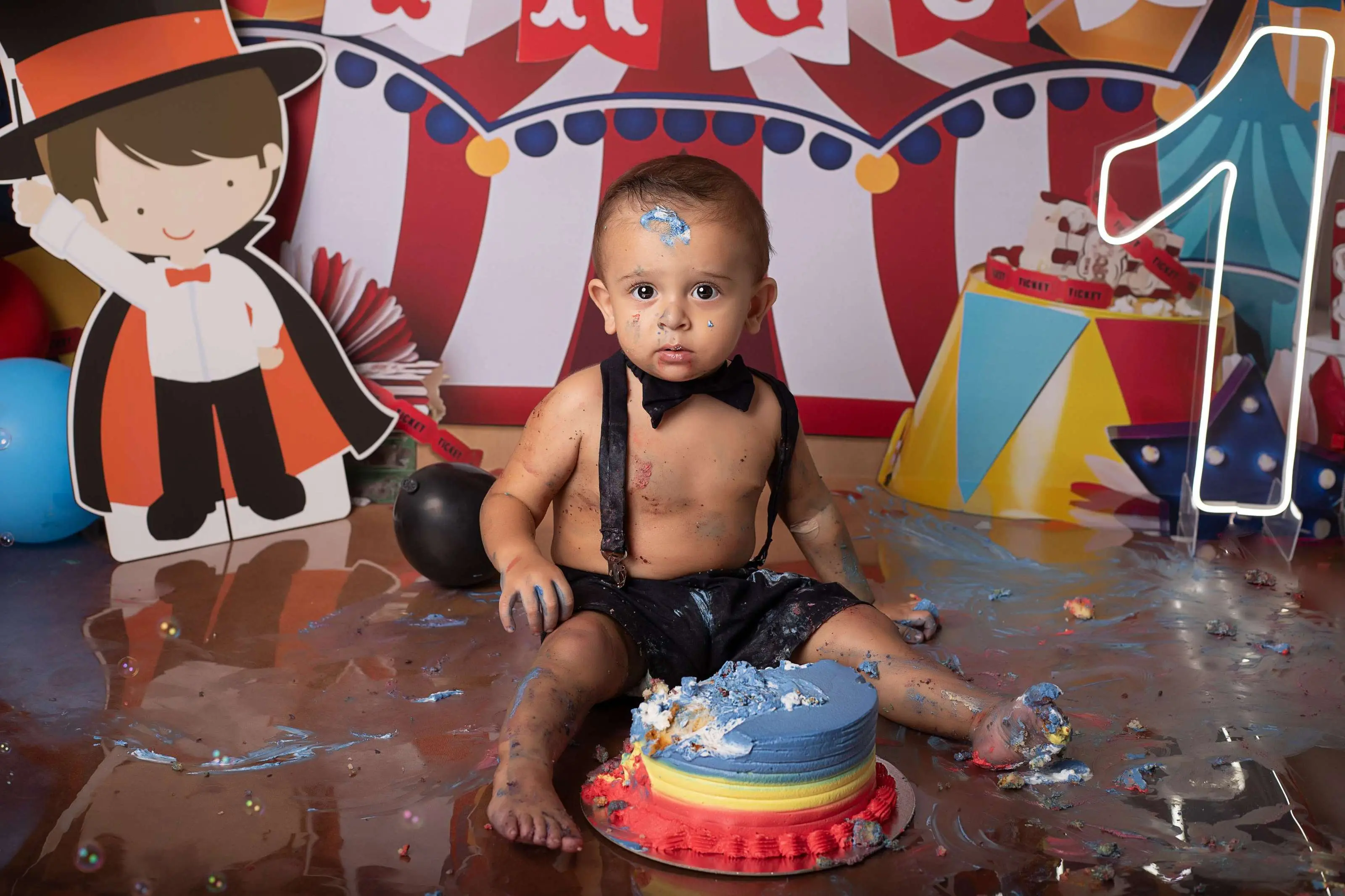 Cenário Smash the Cake Circo