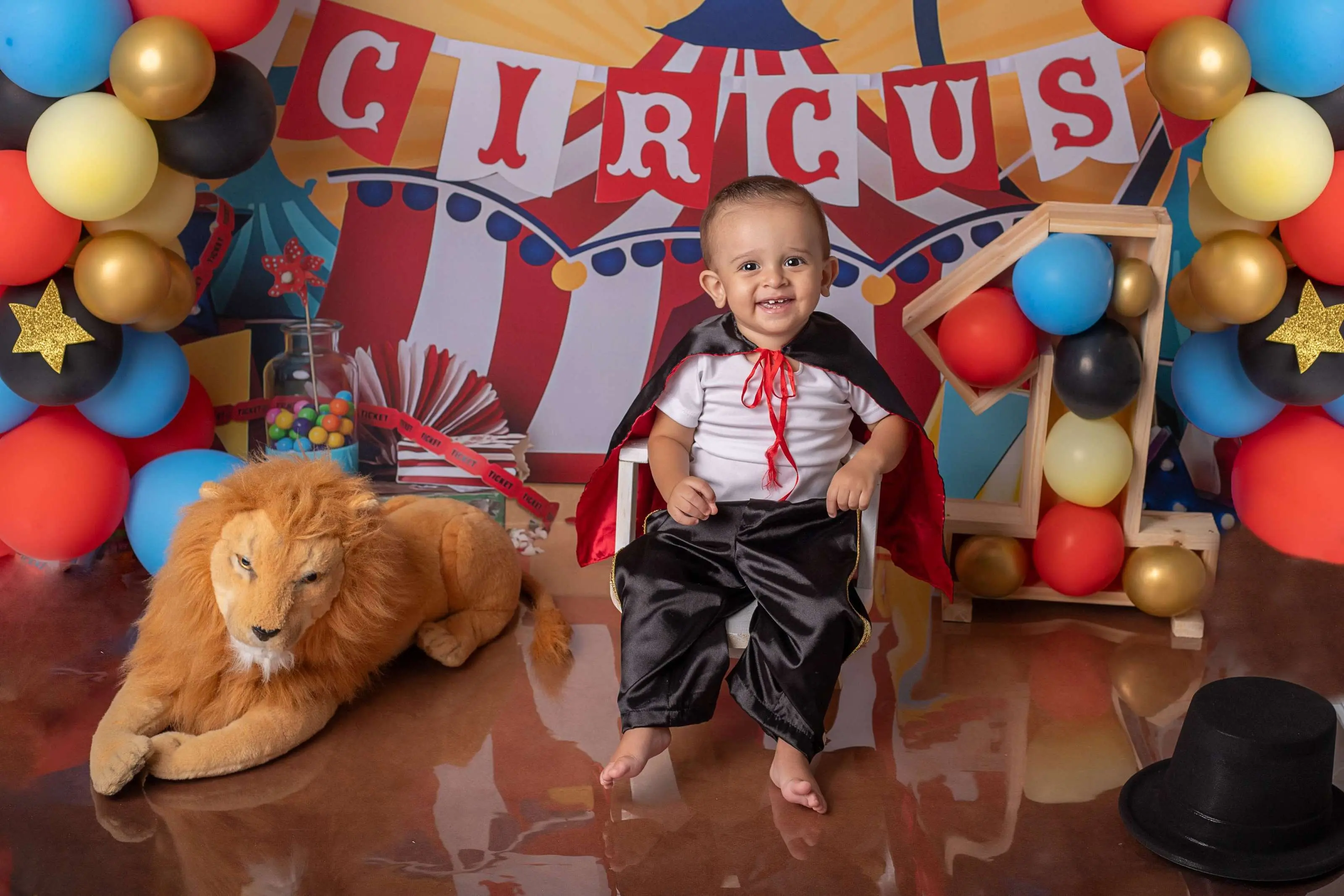 Cenário Smash the Cake Circo