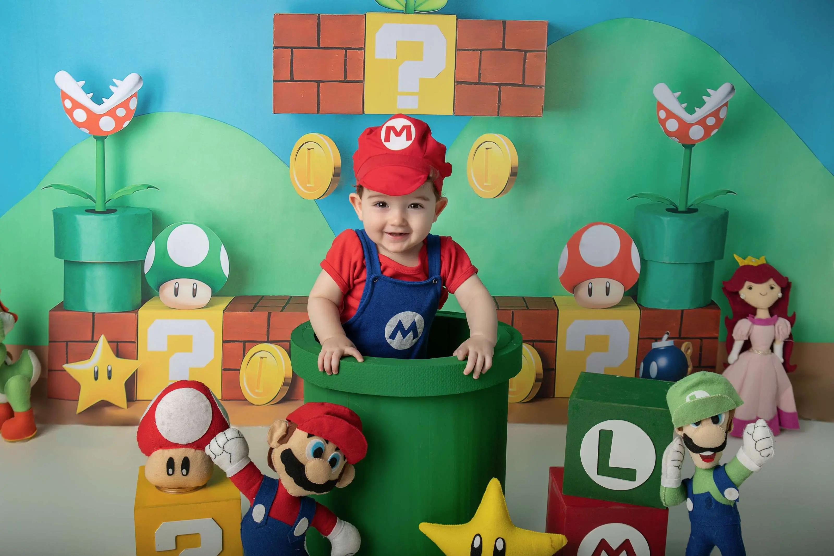 Cenário Super Mario Bros