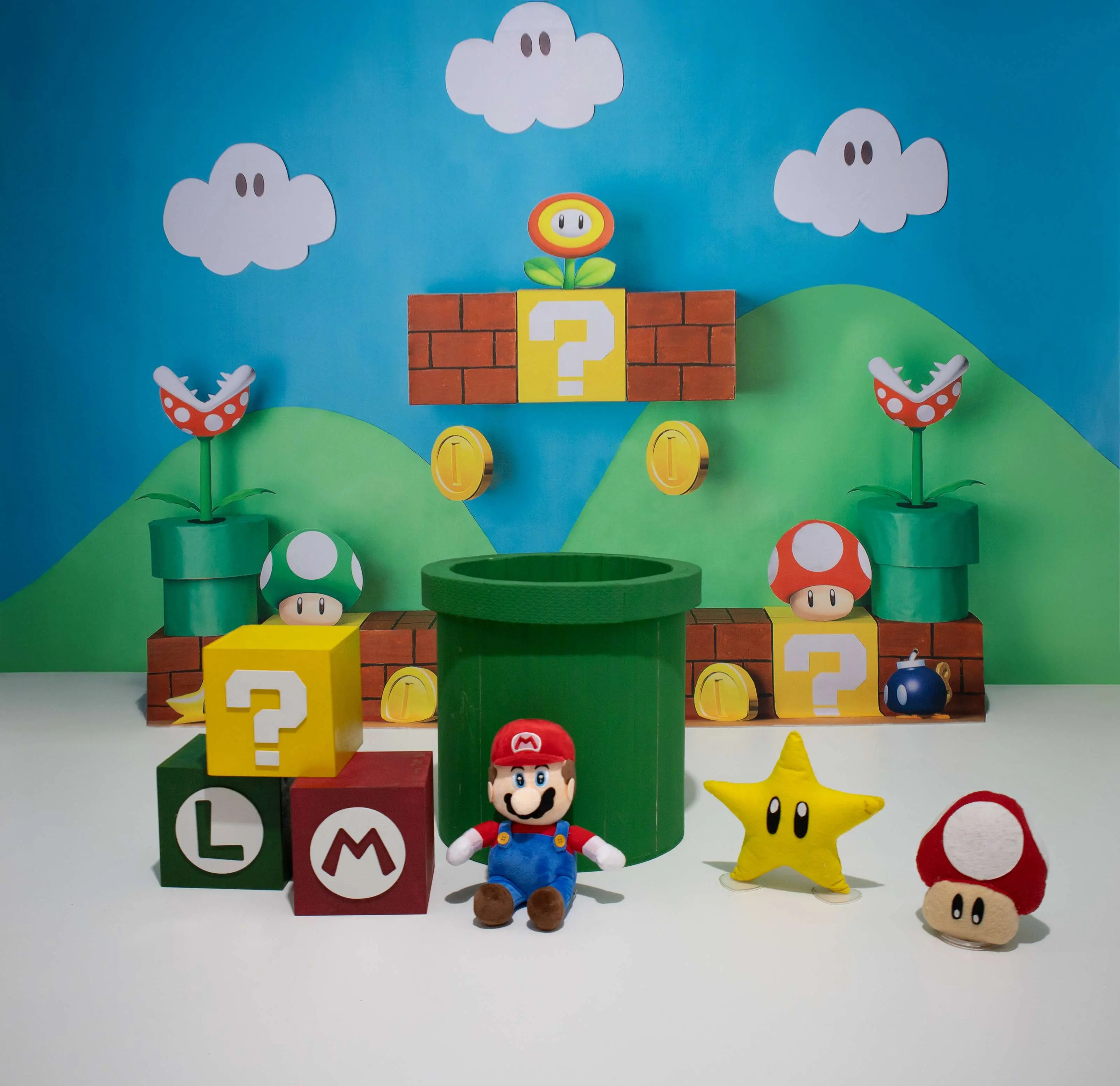 Cenário Super Mario Bros