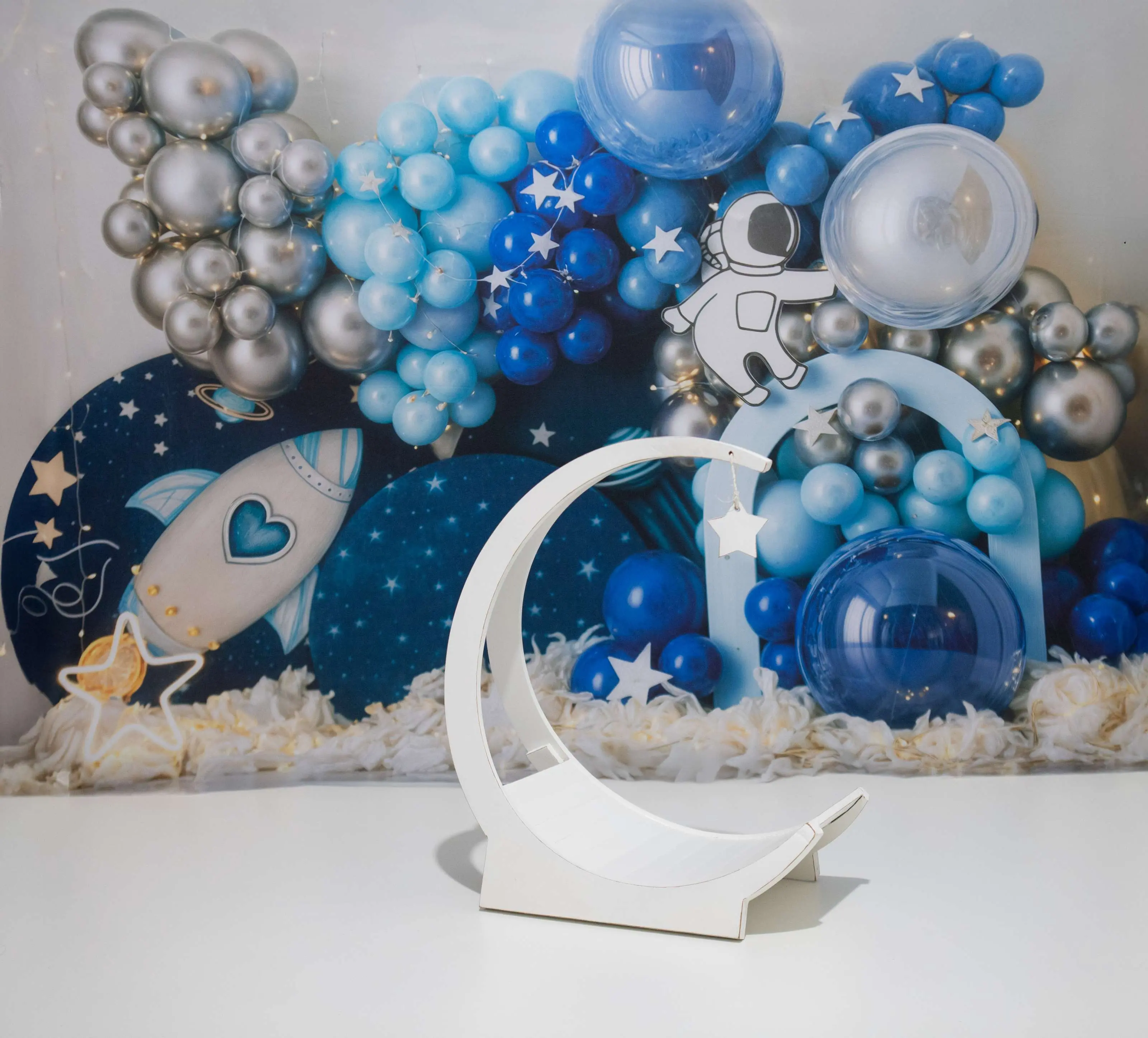 Cenário Astronauta Balões