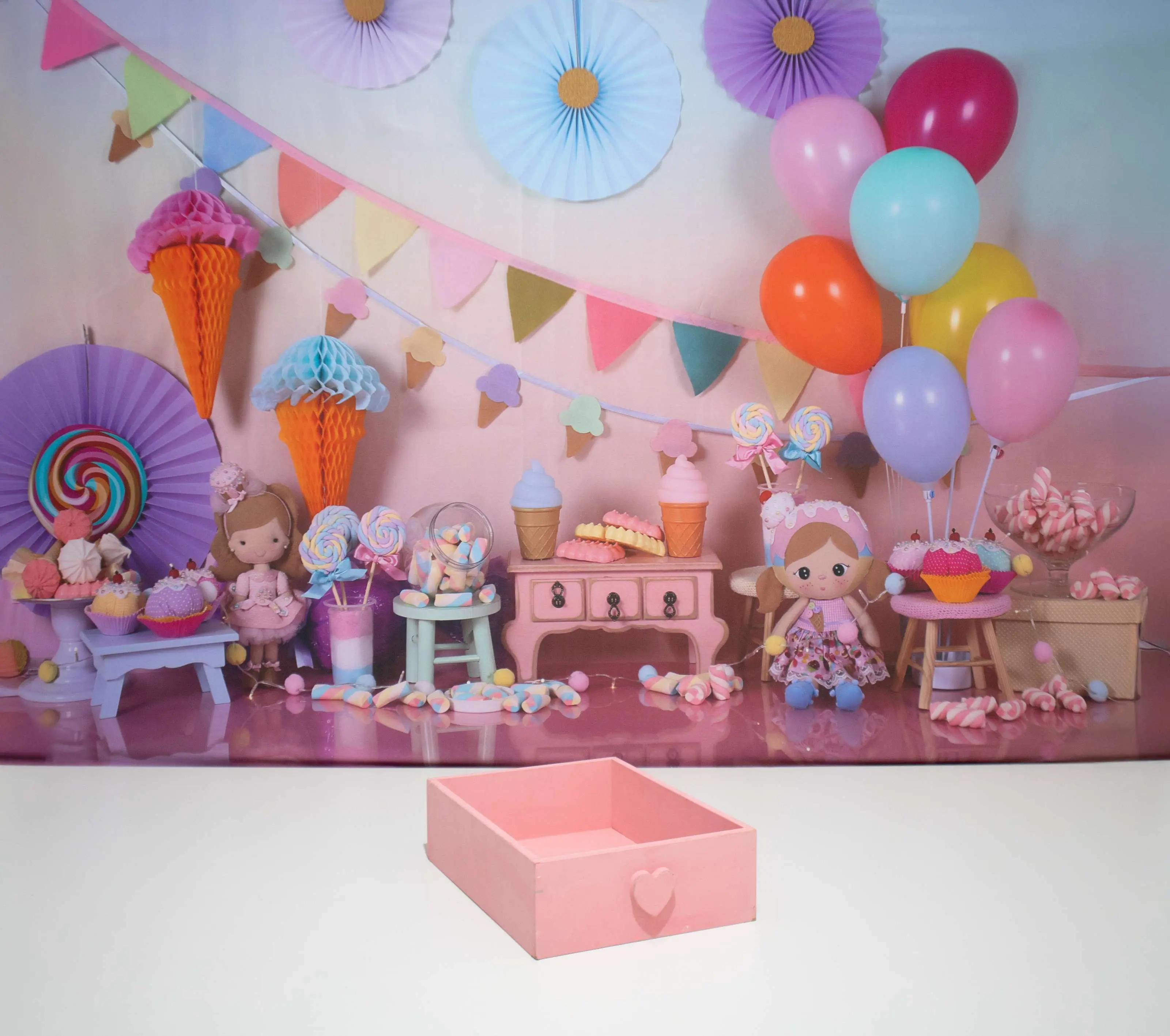 Cenário Bonecas e Doces