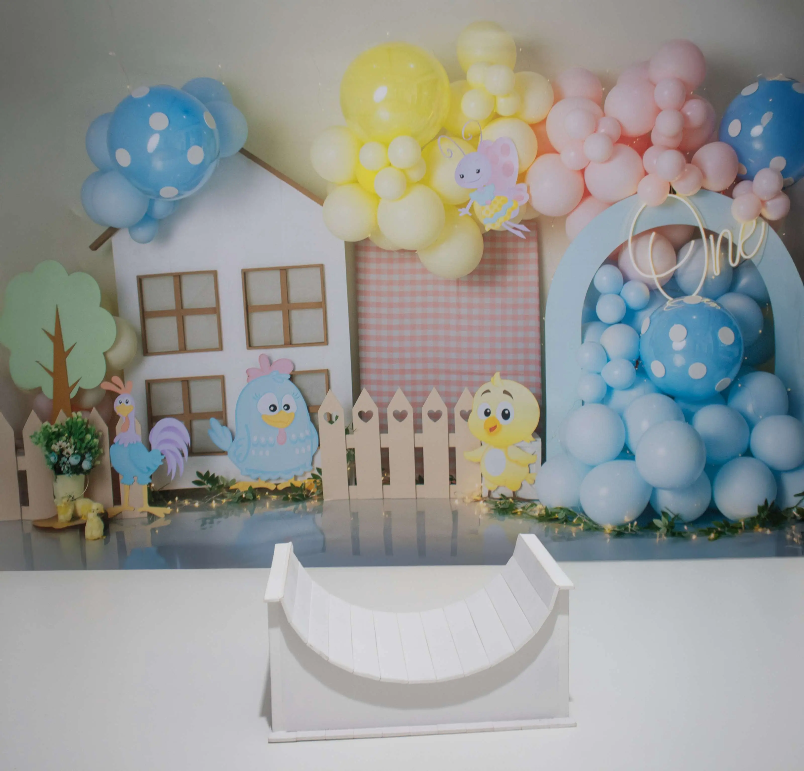 Cenário Galinha Pintadinha Balões