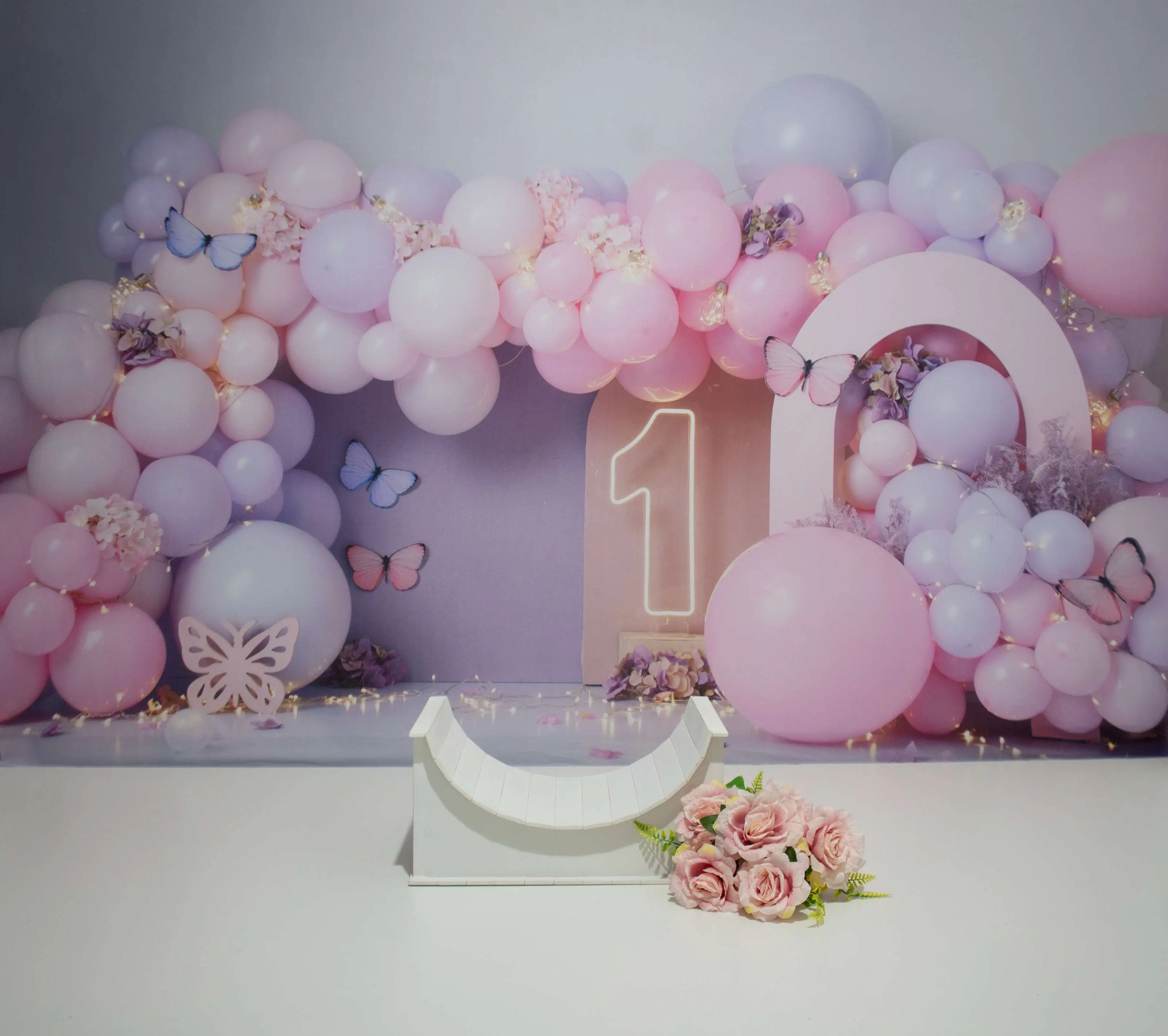 Cenário Smash the Cake Borboletas 2