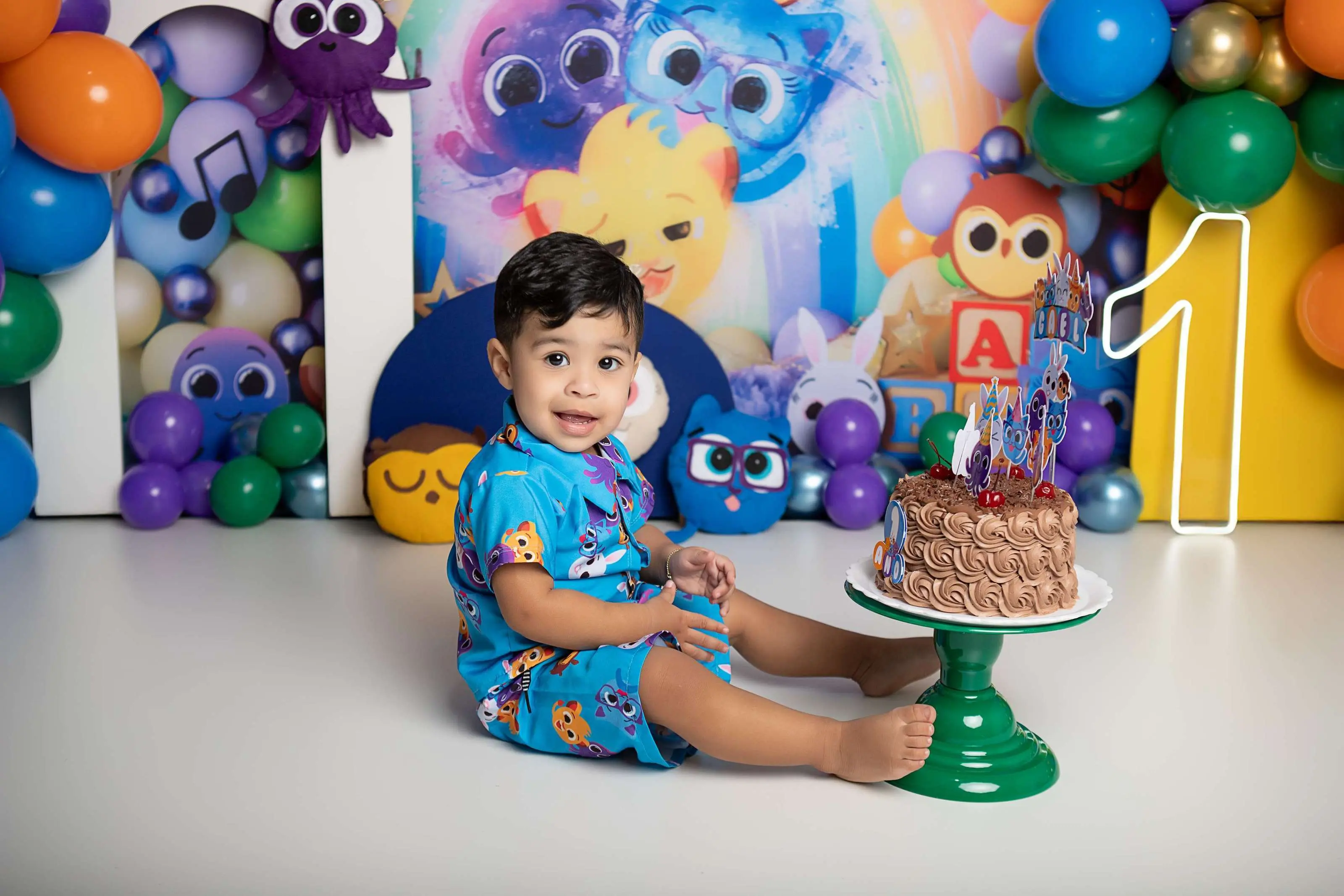 Cenário Smash the Cake Bolofofos