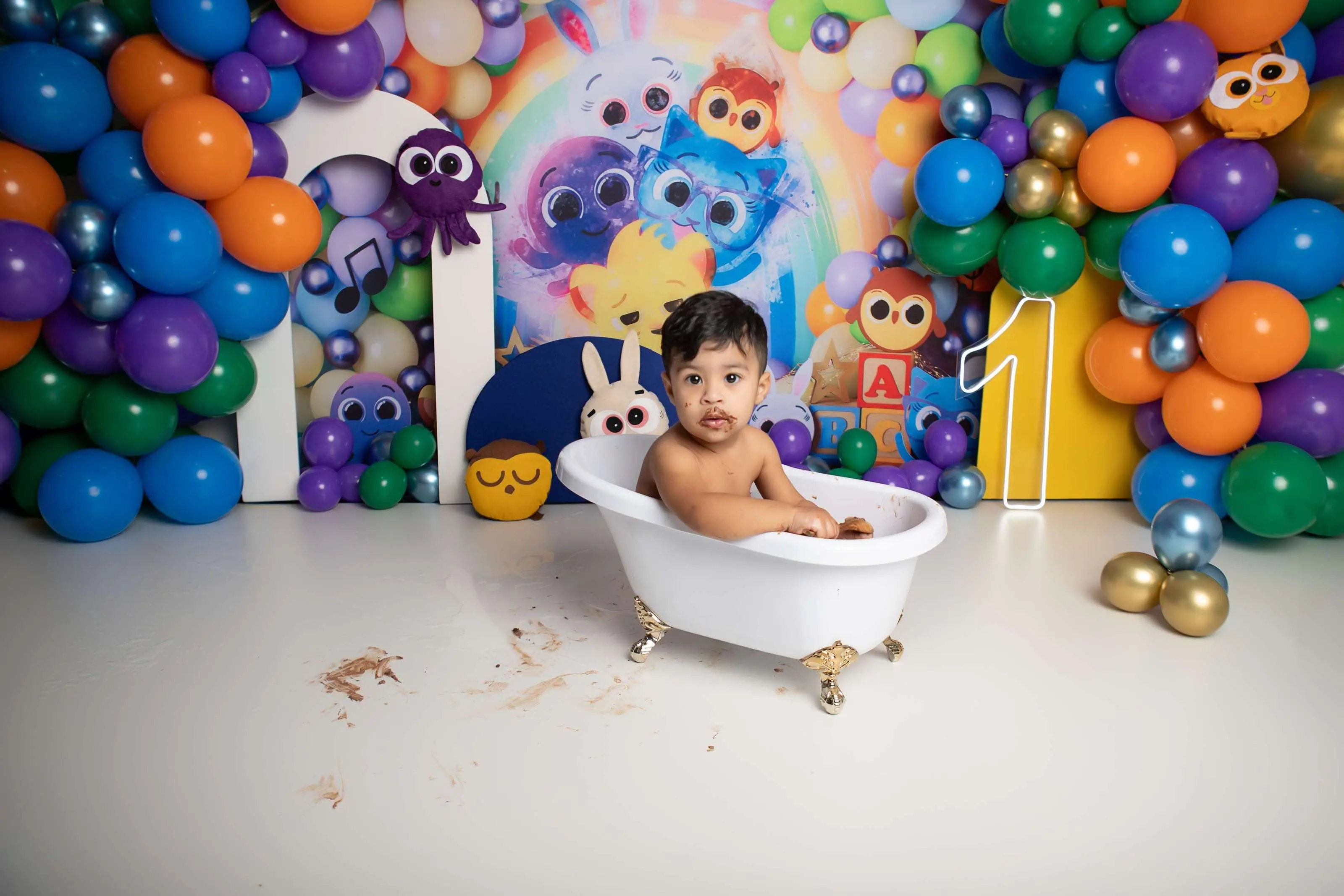 Cenário Smash the Cake Bolofofos