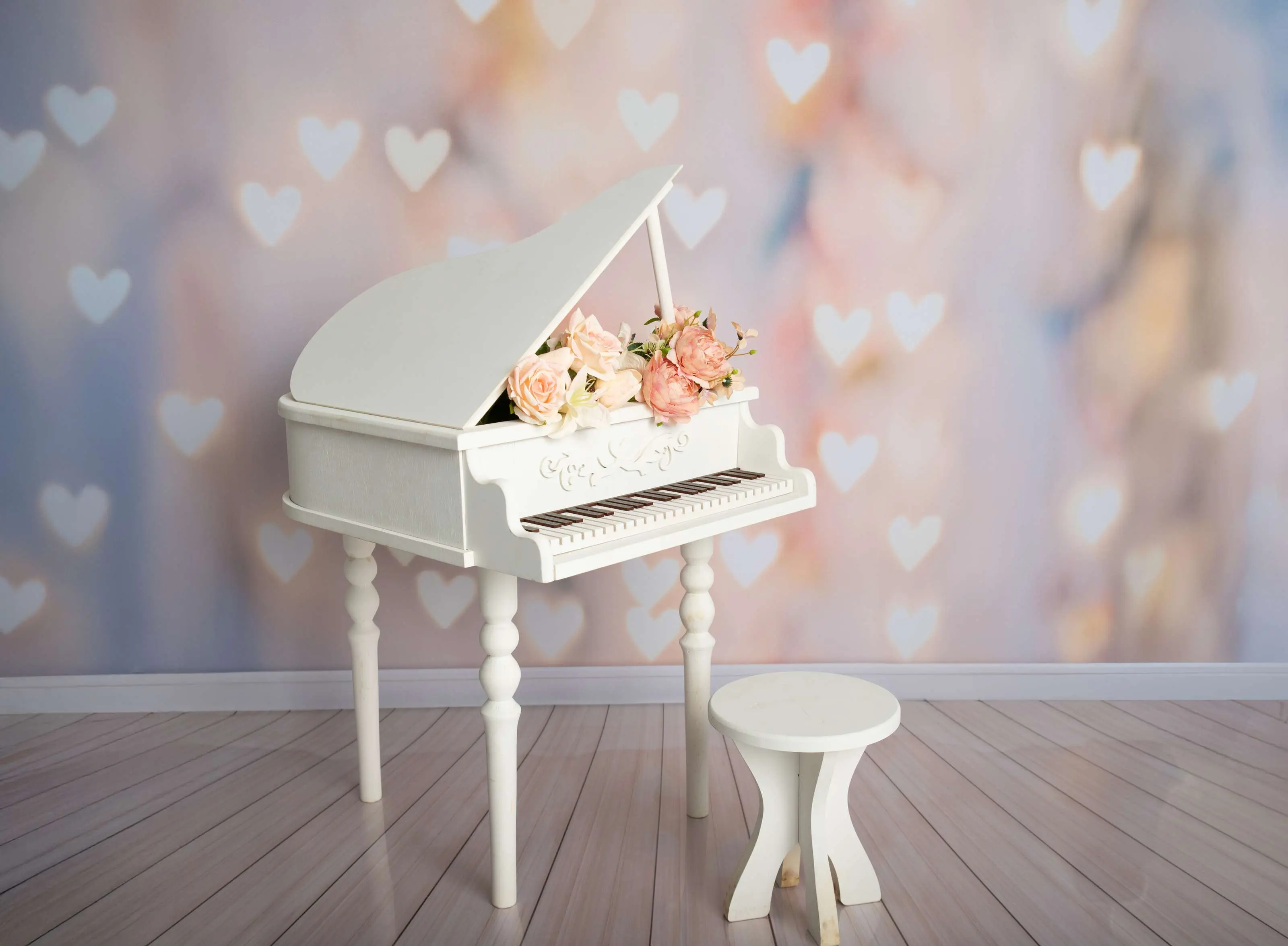 Cenário Clean Corações 1