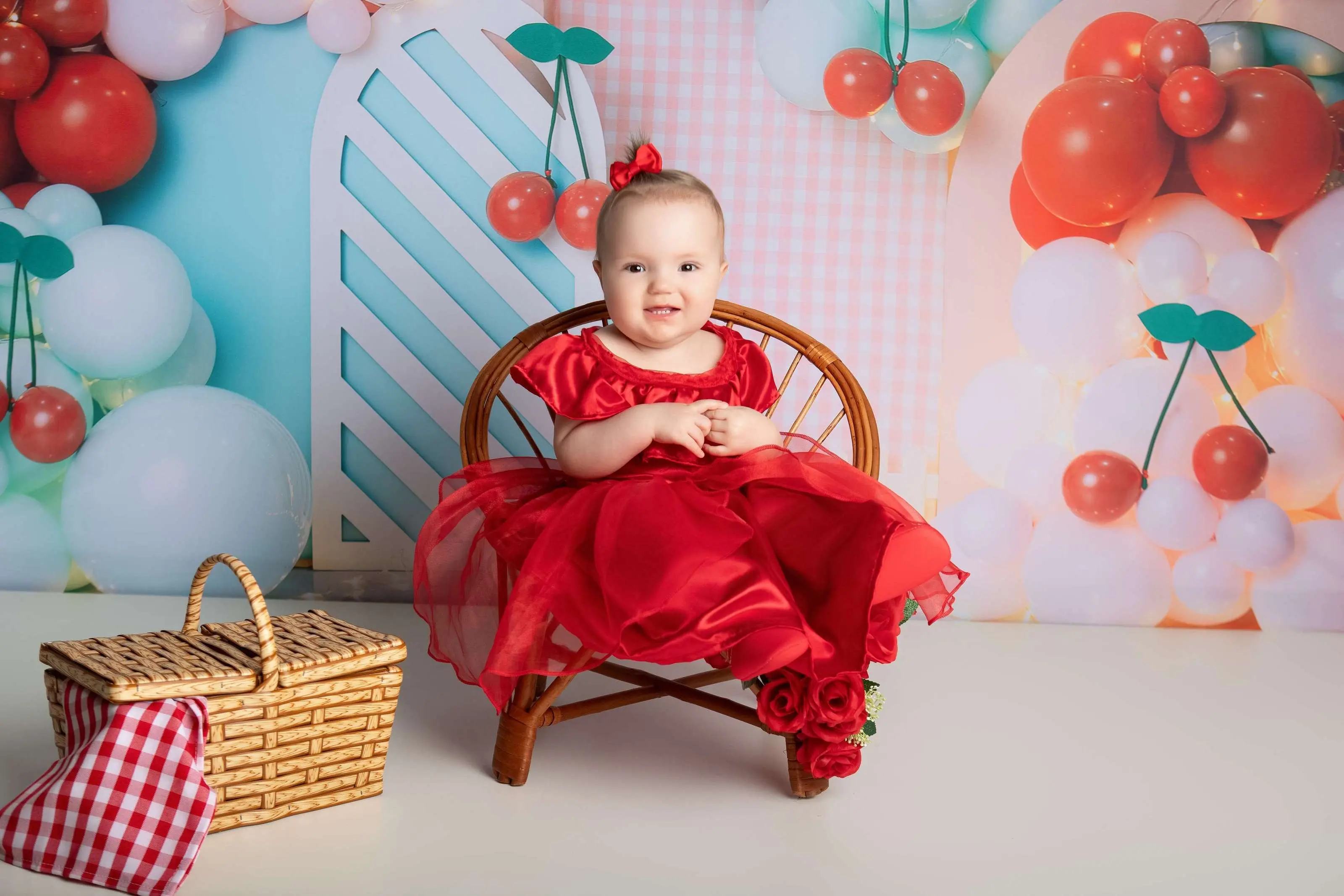 Cenário Cereja com Balões