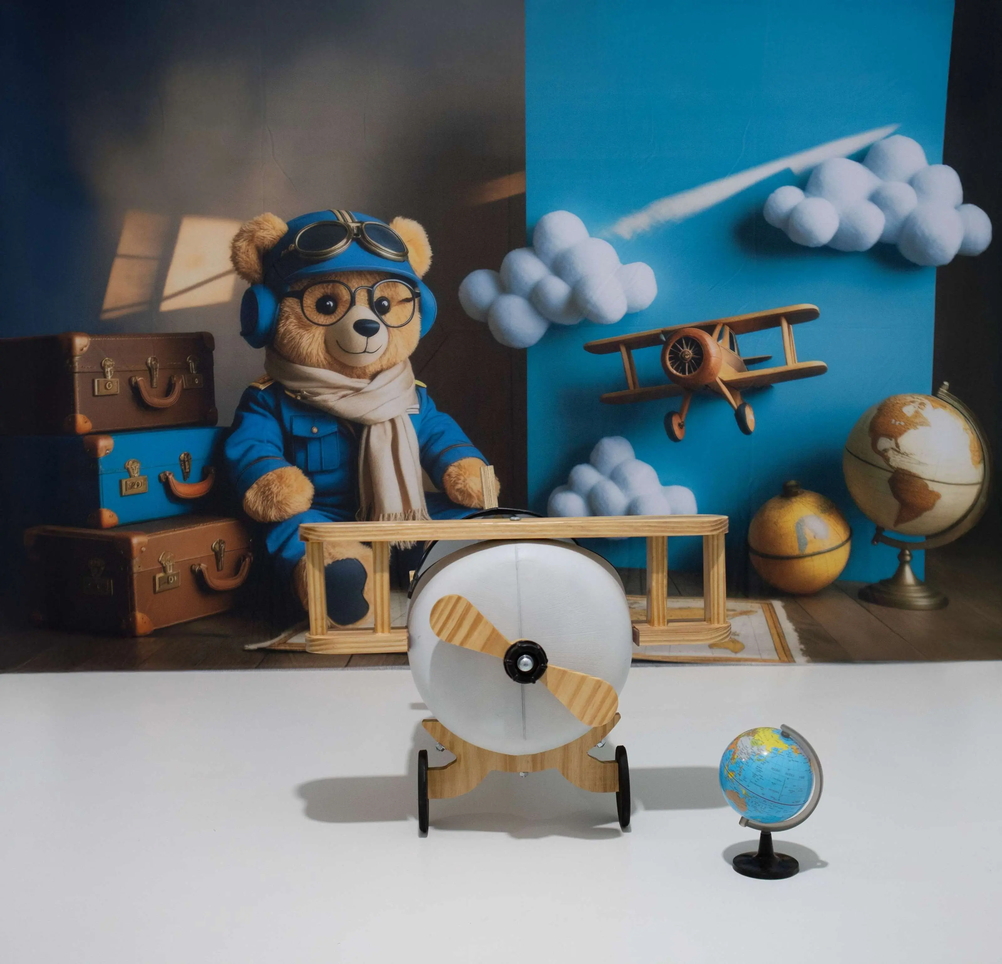Cenário Ursinho Aviador 2
