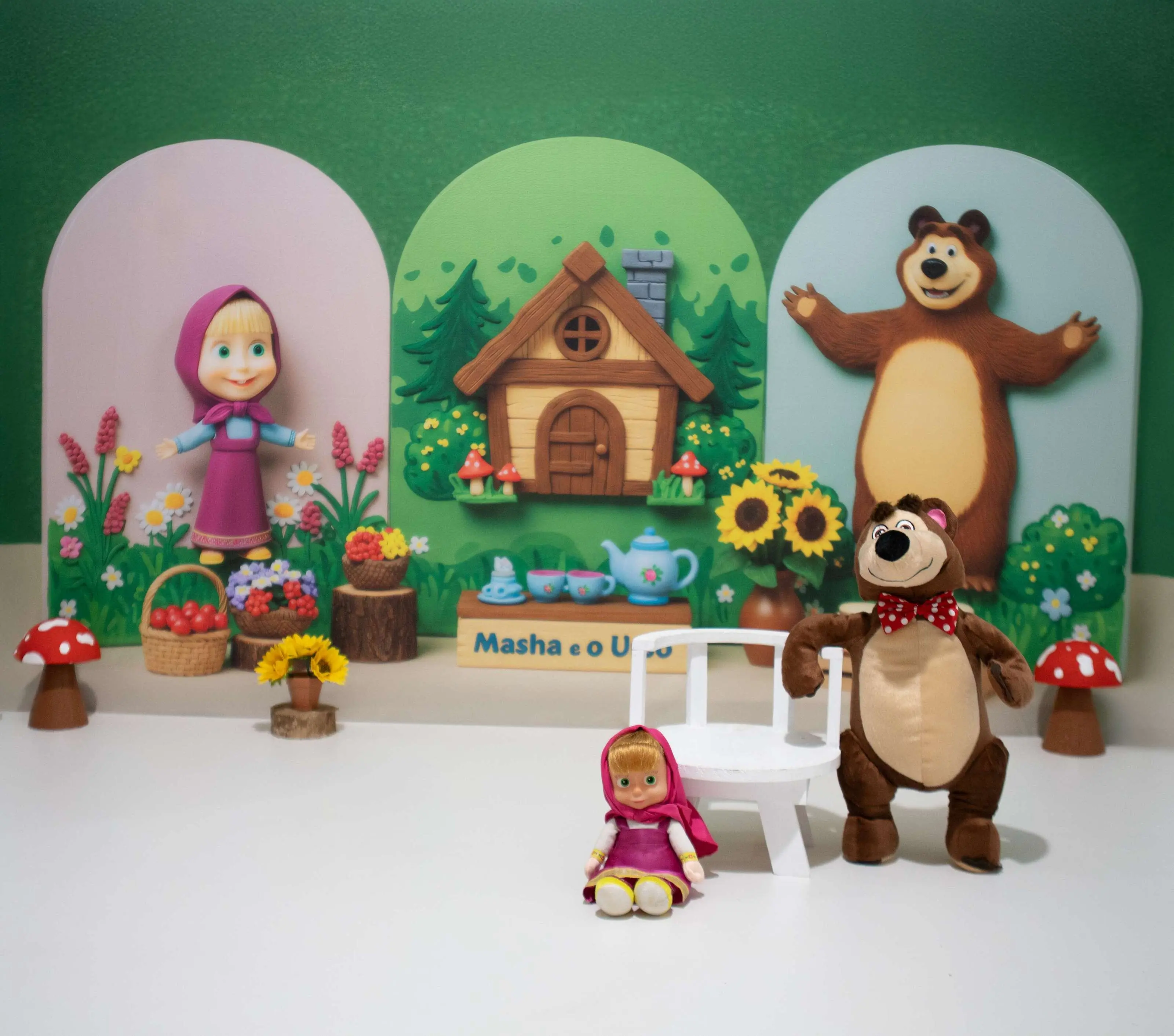 Cenário Masha e o Urso