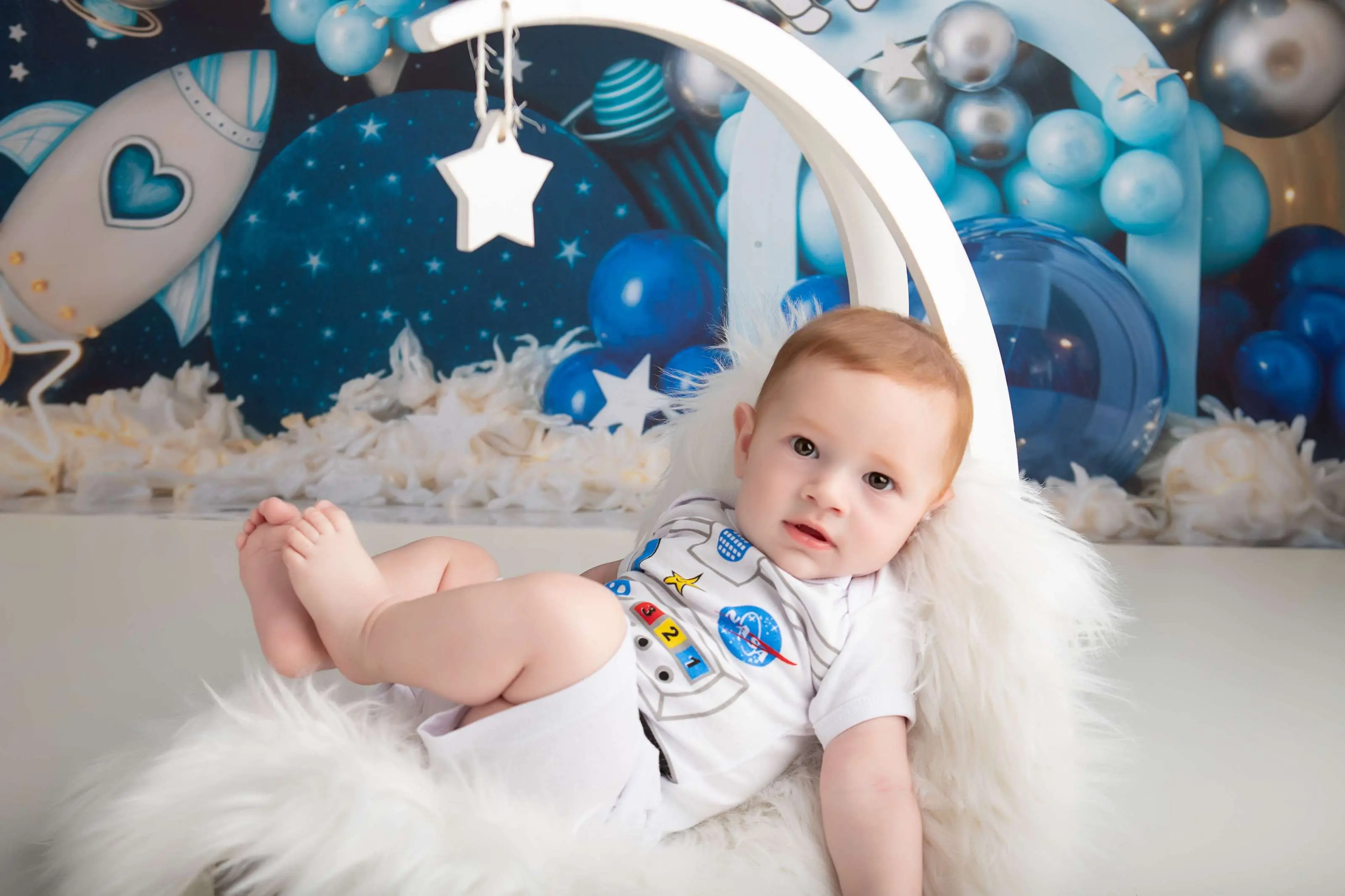 Cenário Astronauta Balões