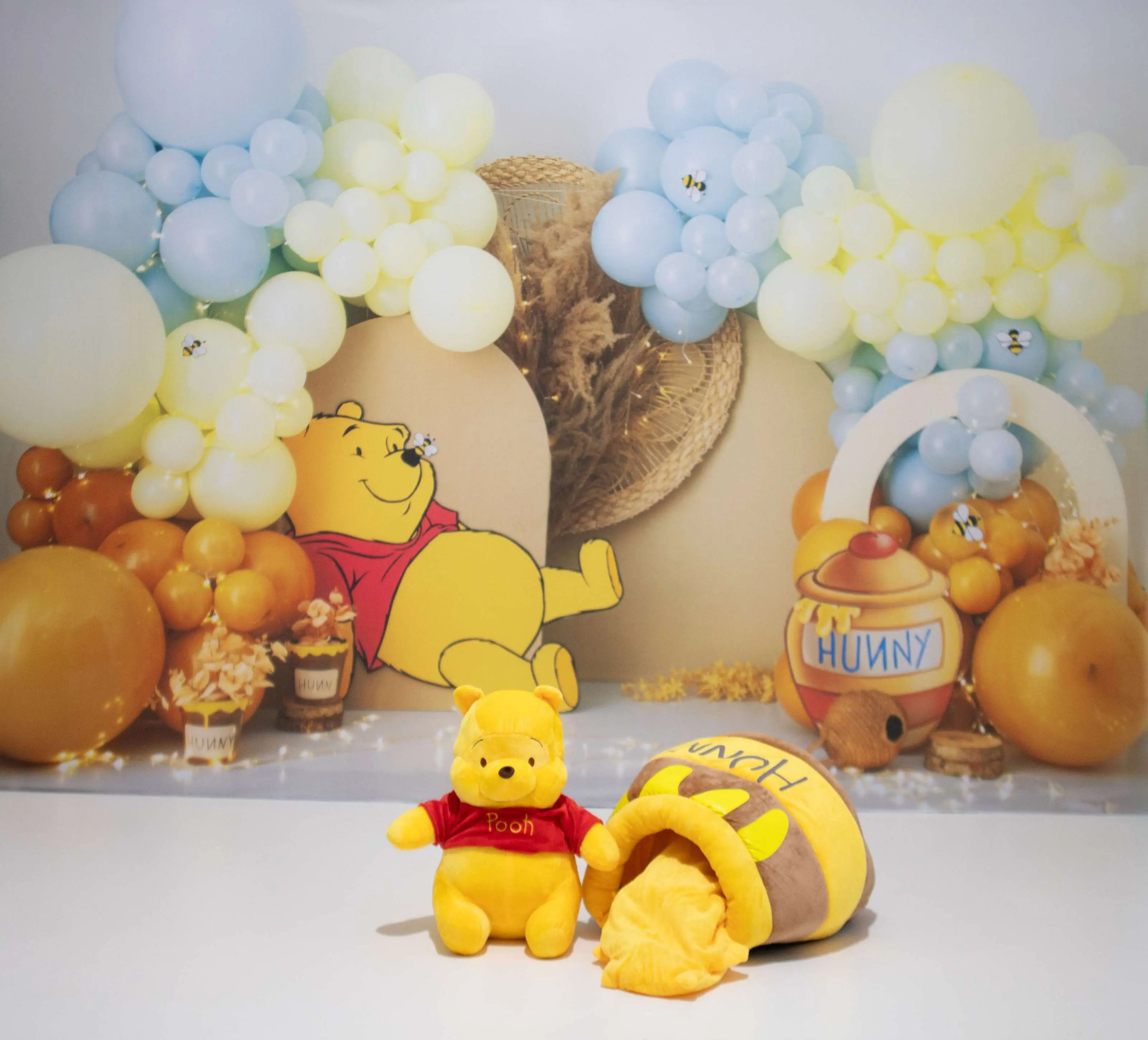 Cenário Ursinho Pooh Balões