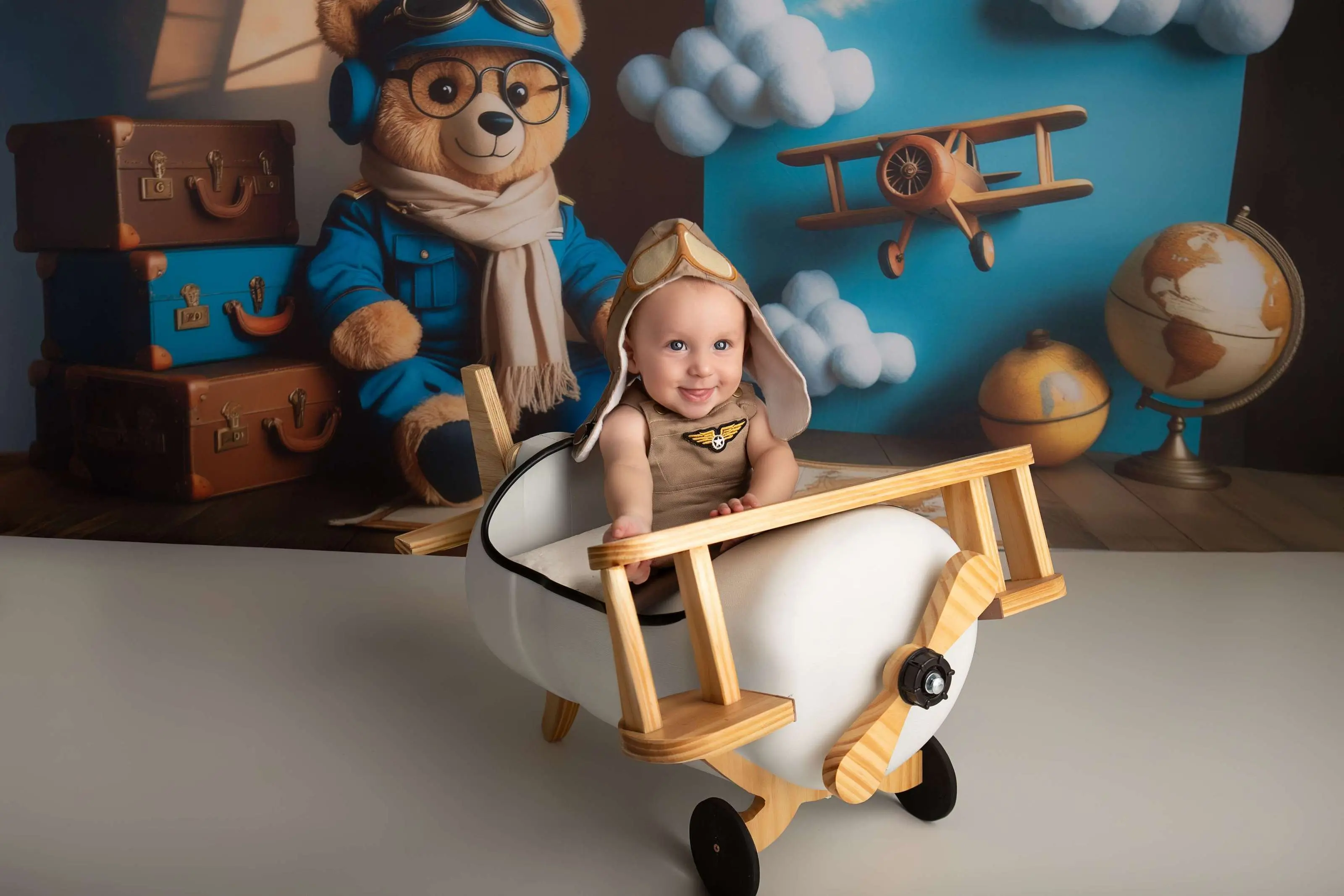 Cenário Ursinho Aviador 2