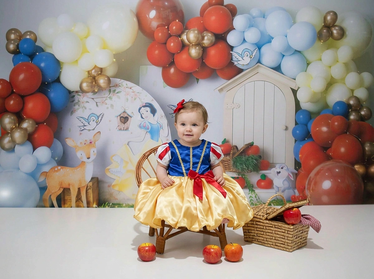 Cenário Branca de Neve Balões