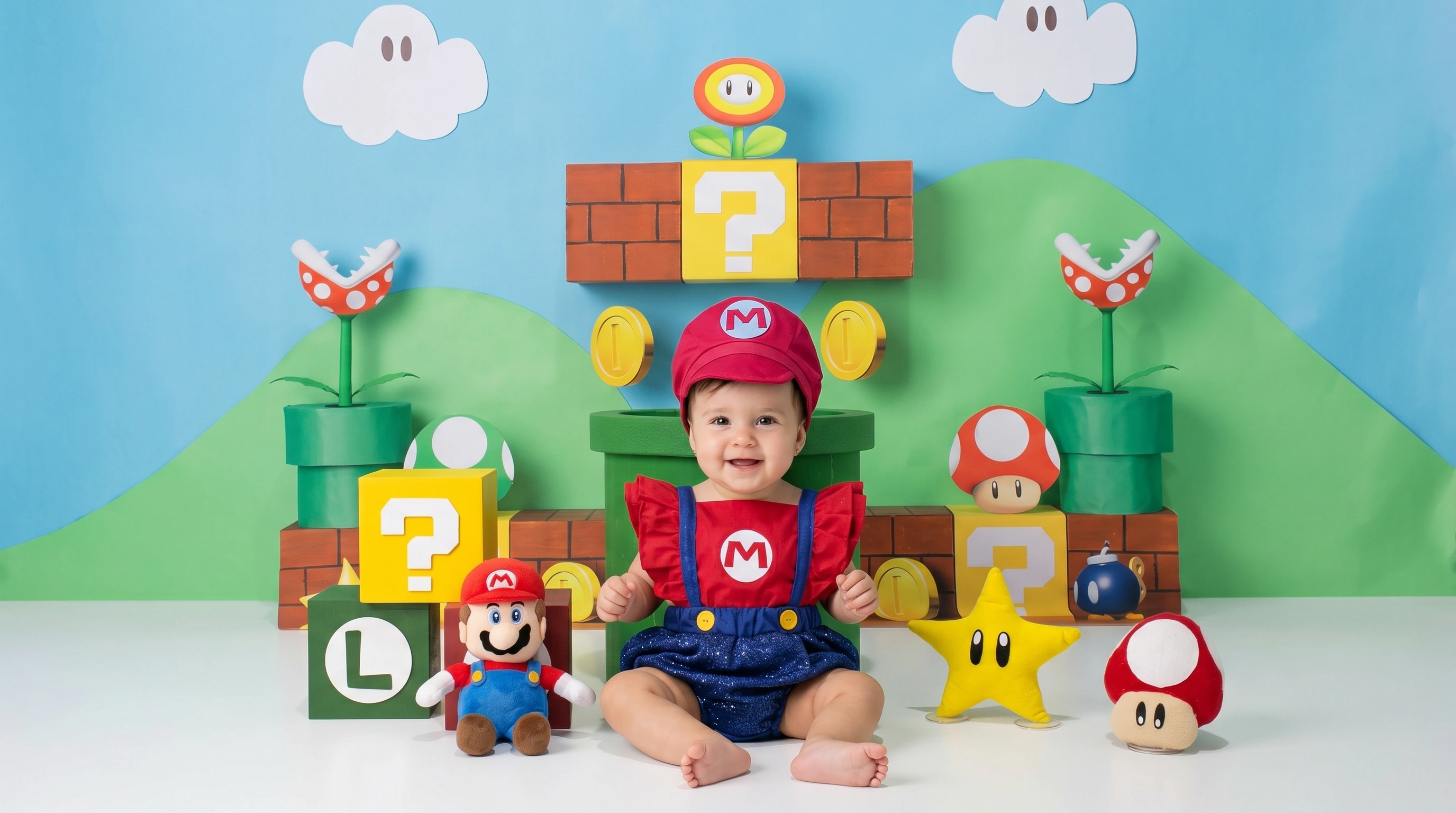 Cenário Super Mario Bros