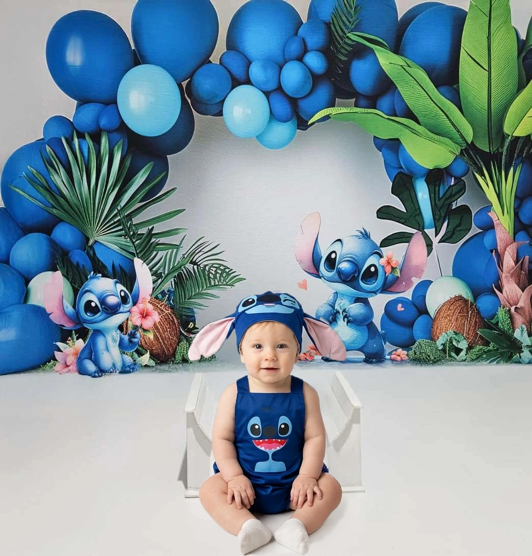 Cenário Lilo e Stitch Balões