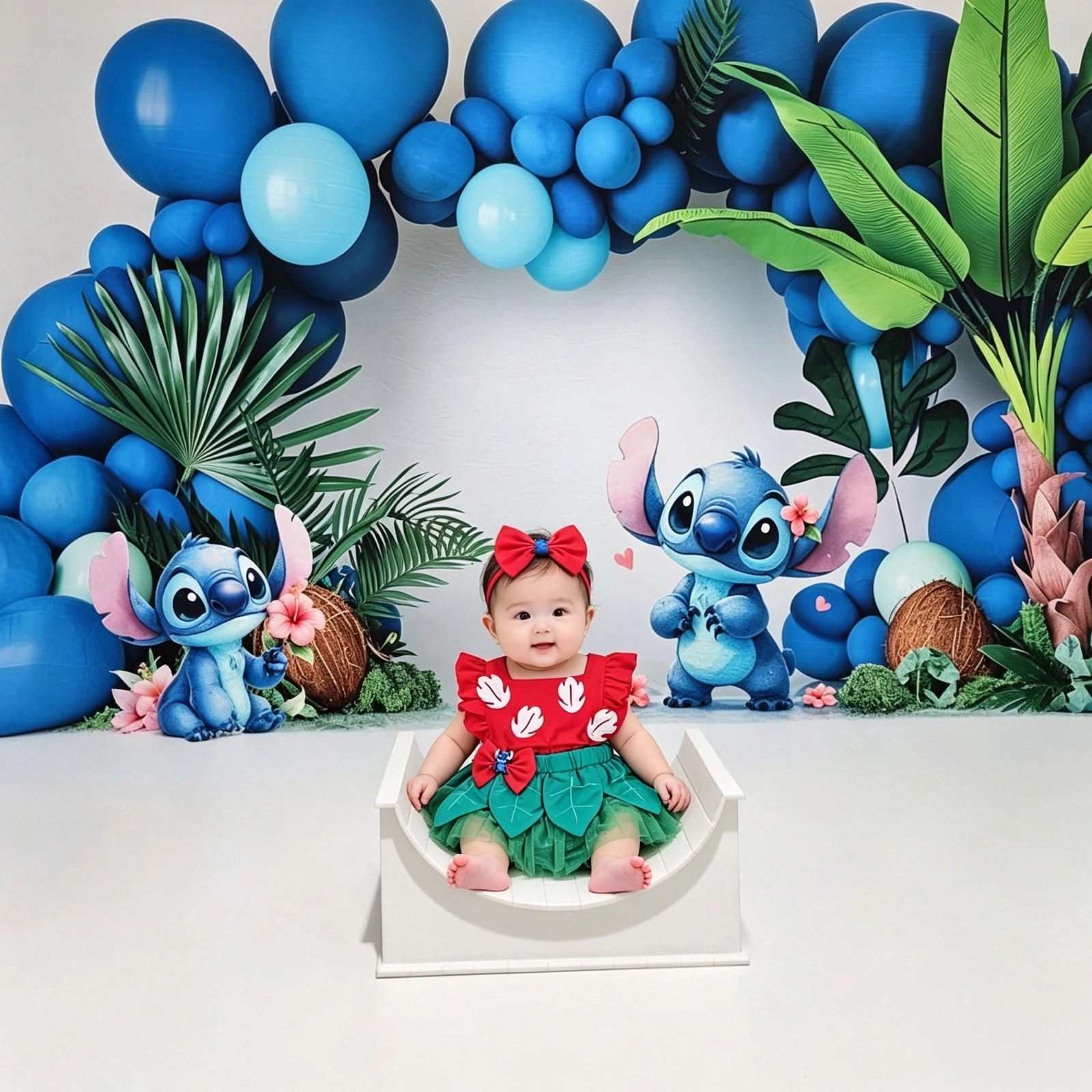 Cenário Lilo e Stitch Balões