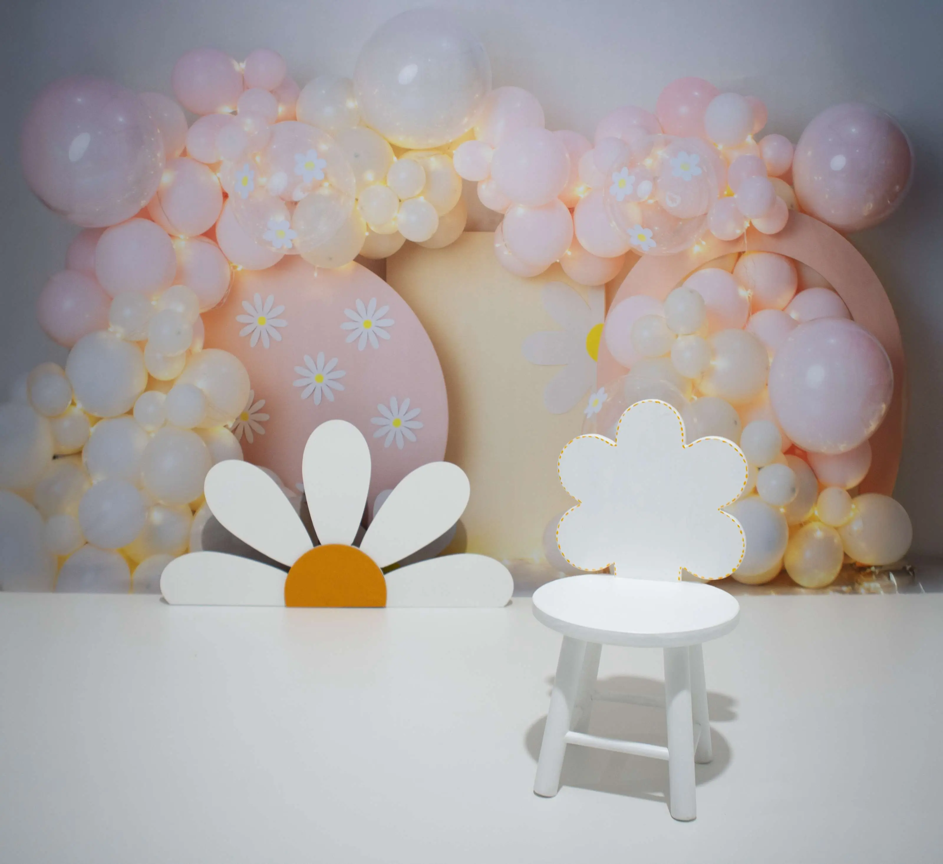 Cenário Margaridas com Balões 1