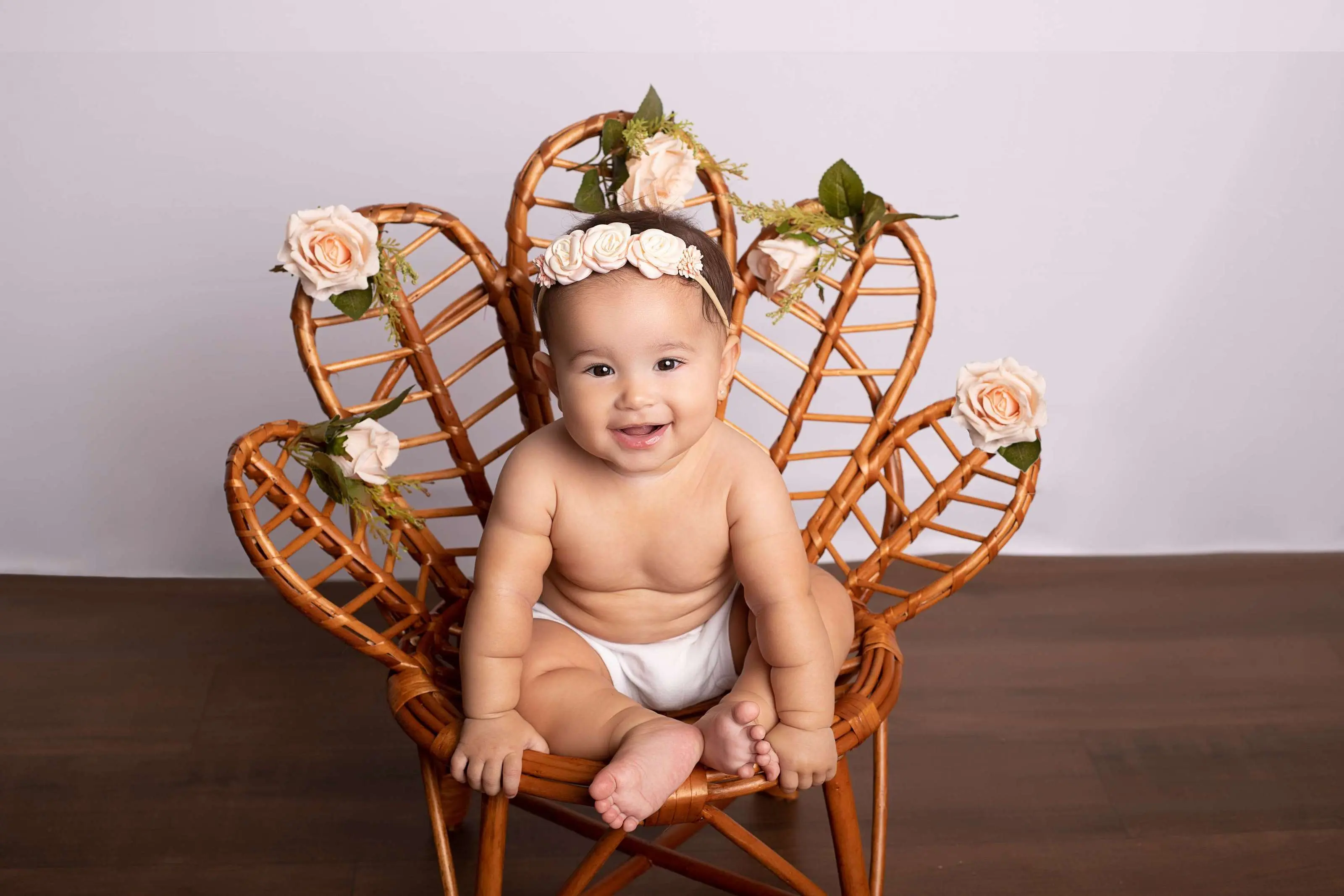 Cenário Clean Cadeira Pétalas